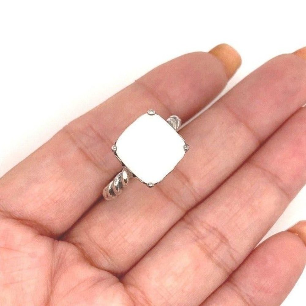 Pandora Mother of Pearl Ring (Retired) - Picture 3 of 8